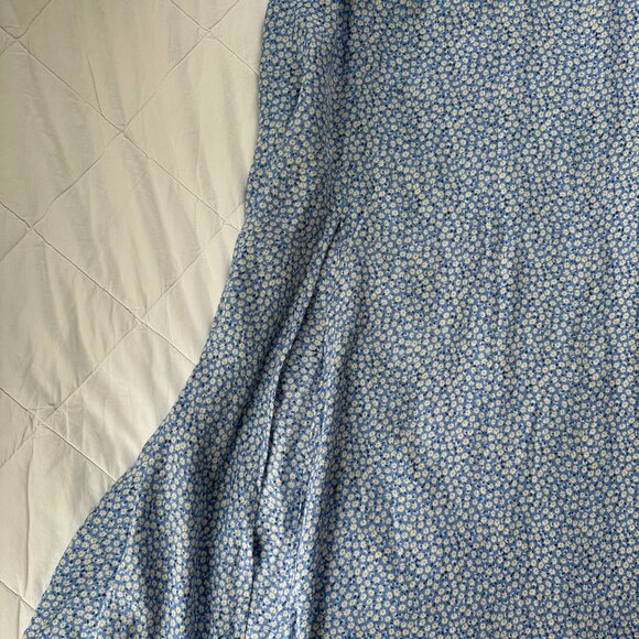 Flower Print Midi Skirt Size 10 - Picture 6 of 6